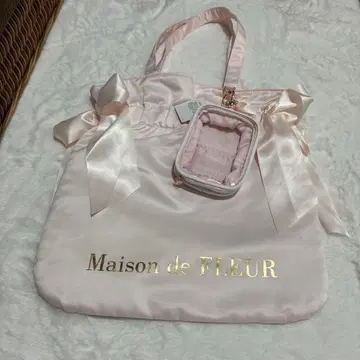 메종 드 플뢰르 토트백 아픔 백 누이 파우치 2