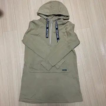 MILKFED. 후드 부착 후드티 원피스 베이지