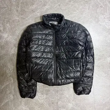 y2k 퍼퍼 자켓 다운 자켓 짧은 기장 드로 코드 테크 계열 광택