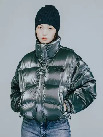 THE NORTH FACE 글로시 다운 자켓 L