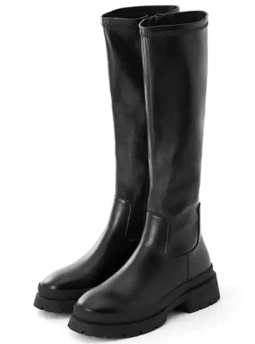 GRL 탱크 솔 롱 부츠[zr855] 23.5cm 블랙