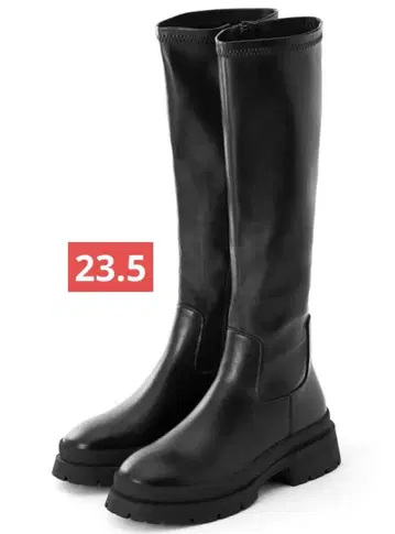 GRL 탱크 솔 롱 부츠[zr855] 23.5cm 블랙