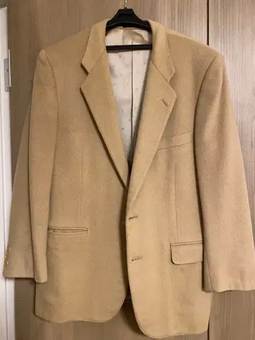 테일러드 자켓 베이지/스웨이드 원단