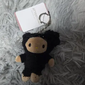 블랙 키티 캐릭터 키체인 포함