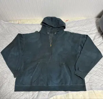 [60s~] 하프 지퍼 후드티 talon 지퍼 빅 사이즈 아일렛 2본침