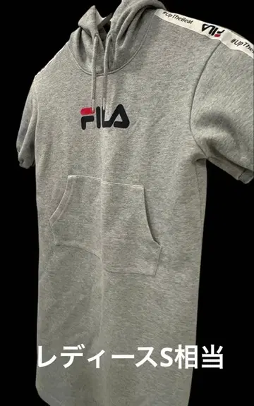 대만 FILA 후드 부착 원피스 그레이 여성용 S 상당