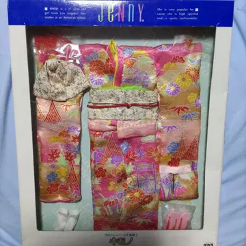 미사용 새상품 타카라 Jenny 인형 기모노 핑크 골드