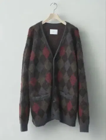 stein Kid Mohair Argyle 가디건