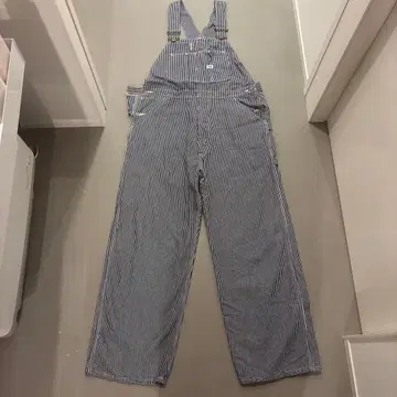 Lee 스트라이프 오버롤 네이비/화이트