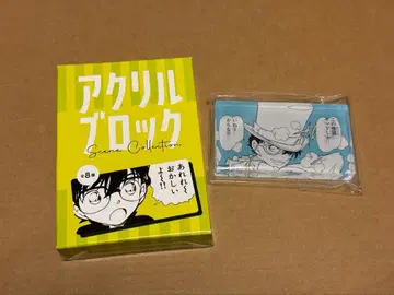 명탐정 코난 코난 탐정사 아크릴 블록 괴도 키드