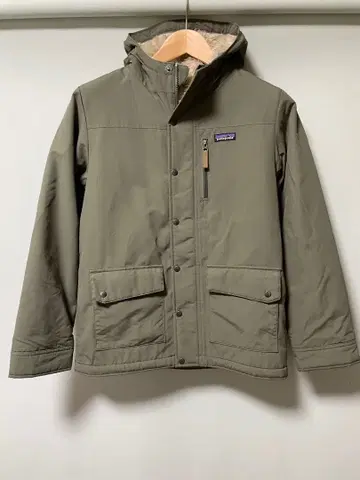 patagonia 후드 부착 올리브 그린 마운틴 후드티 보아 안감