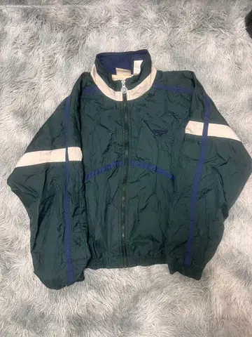 Reebok 나일론 자켓 다크 그린