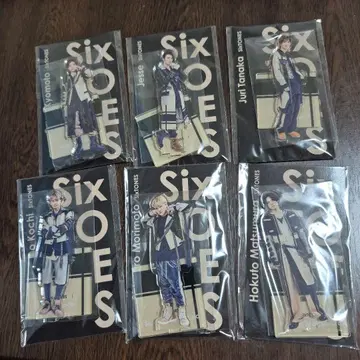 [ SixTONES ] 아크릴 스탠드 fest 6인 세트 미개봉 새상품