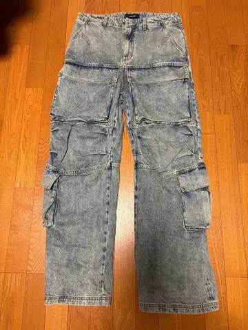 entire studios 카고 팬츠 M 데님 블루