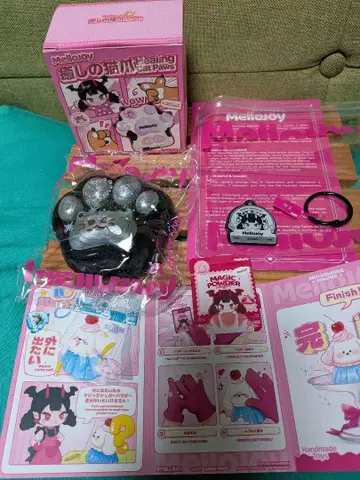 mellojoy 별똥별 손톱 힐링 고양이 발톱 메로조이 스퀴즈