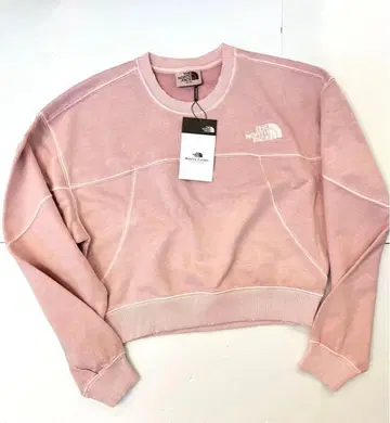 더 노스페이스 핑크 크롭 트레이닝복