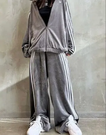 adidas 벨벳 트랙탑 트랙 팬츠 셋업