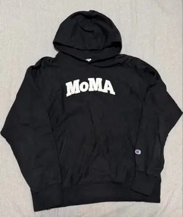 MOMA x Champion Black Hoodie 모마 챔피온