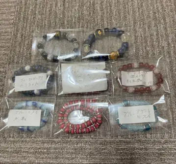 비즈 팔찌 비즈 목걸이 8점 세트