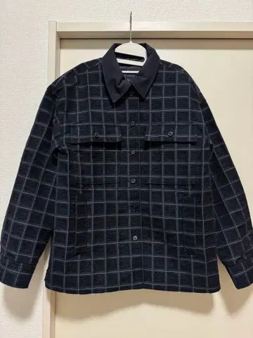 louren velvet jacquard check blouson