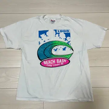 Hanes 1995 비치 배쉬 티셔츠 L 사이즈