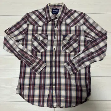 Wrangler 체크 무늬 긴팔 셔츠 M