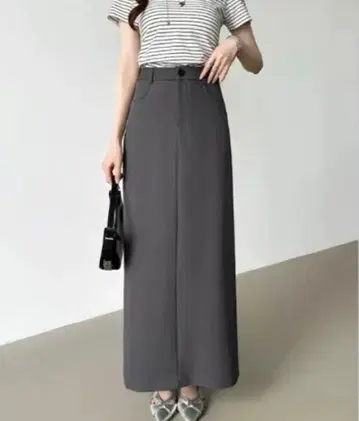 COCOMOMO 백 슬릿 내로우 스커트 M