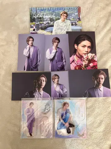 타테이시 토시키 브로마이드 달력 아크릴 스탠드