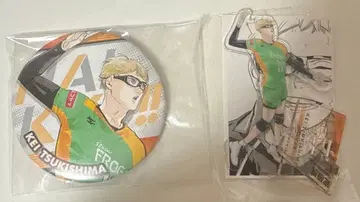 10주년 하이큐 츠키시마 케이 굿즈 원작 캔뱃지 아크릴 스탠드