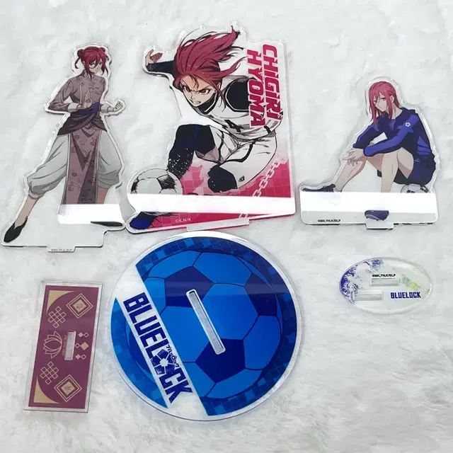 일괄)블루록 치기리 아크릴 스탠드 쿵푸 원화전 등