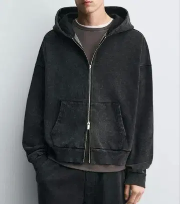 워시 가공 지퍼 사양 후디