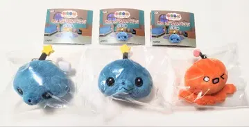 교육 방송 인형 배지 3종 세트 타마(보통), 타마(시무룩), 파울