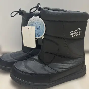 OUTDOOR SPORTS 방수 부츠 새상품 미사용 블랙 그레이