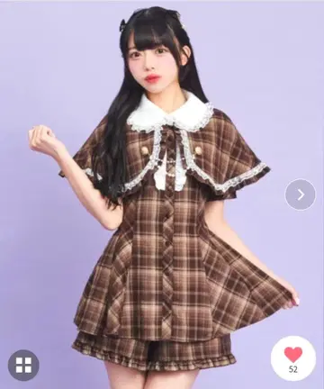 [ 거의 새상품 ] Secret Honey 케이프 포함 셋업