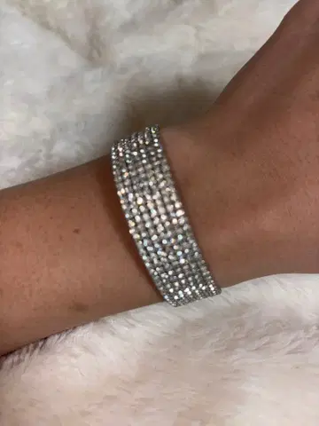 00s Hiphop 블링블링 뱅글 팔찌 지르코니아