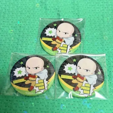 [ 원펀맨 ] 캔 배지 사이타마(진심) 세트