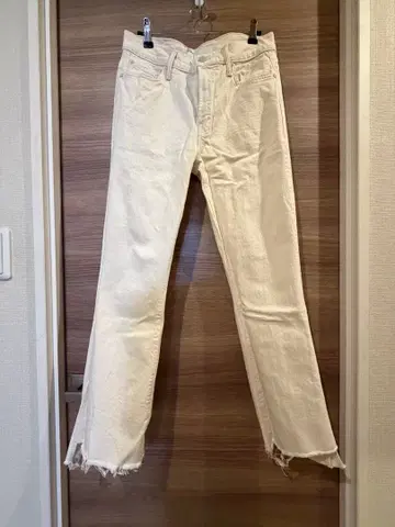 MOTHER 마더 데님 SUPERIOR 화이트 미사용