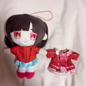 신기루 아뮤 봉제 인형 키링 너의 얼굴이 되고 싶어 의상 ver.