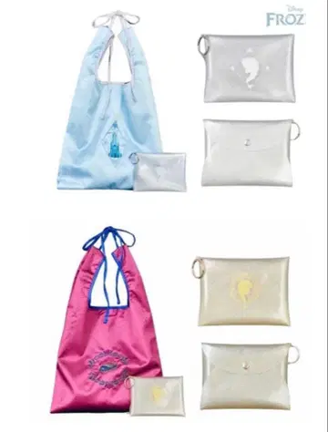 시마무라 치하루 콜라보 아나와 눈의 여왕 에코백 2개 세트