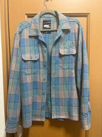 FTC 체크 무늬 플란넬 셔츠