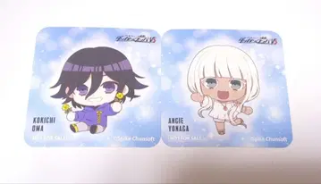 단간론파 오마 코키치 요나가 안지 콜라보 카페 코스터