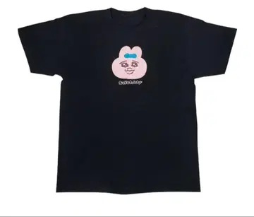 빤쮸토끼 페이스 셔츠 블랙 L 사이즈