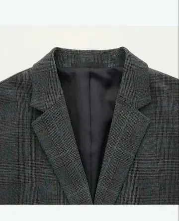 테일러드 자켓 글렌체크 패턴 유니클로