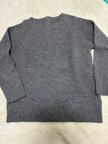 아놀드 파머 그레이 스웨터 뒷면 지퍼 포함