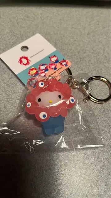 산리오 미야쿠미야쿠 키티 클리어 키링