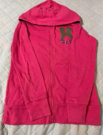 Kartica Blue 후드 부착 핑크 후드티