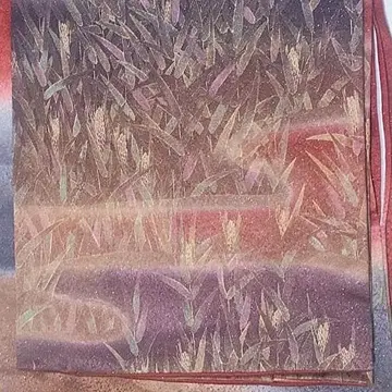 벼 이삭 문양 호몬기? 쓰케사게? 기모노 착용 연습이나 리메이크 원단으로