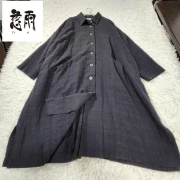 새상품급 지우 비대칭 블랙 롱 코트 모드 스타일 오버 사이즈