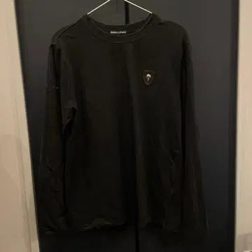 AMBITION 블랙 롱 슬리브 T셔츠 L