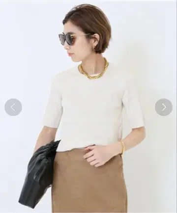 Deuxieme Classe Diner B RIB 니트 t셔츠